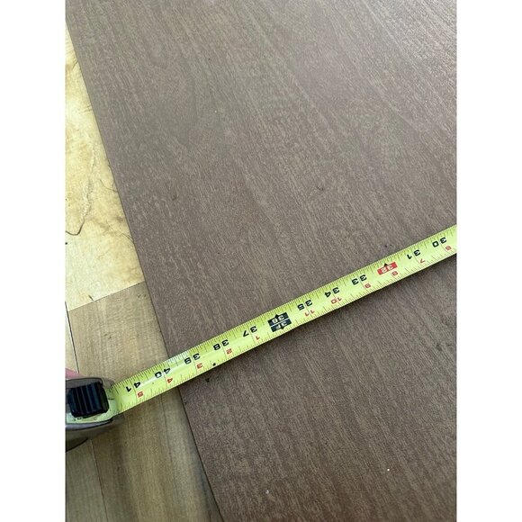 large Table Brown faux Wood Table Mat - Picture 3 of 12